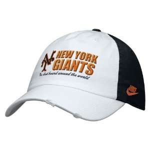 Nike San Francisco Giants White Cooperstown Campus Adjustable Hat 