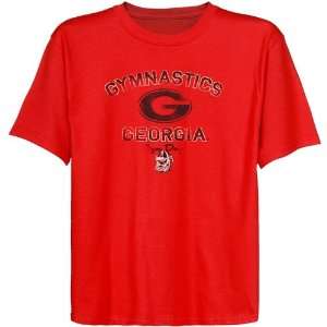  NCAA Georgia Bulldogs Youth Gym Dogs T shirt   Red Sports 