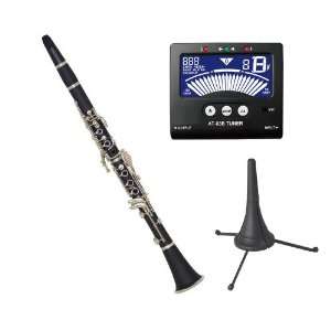   Clarinet w/ Bonus Instrument Store Clarinet Stand and Tuner Musical