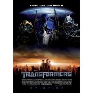  Transformers (2007), Original Double sided Movie Theatre 