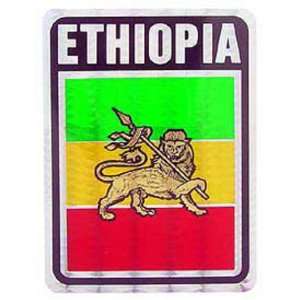  Ethiopia Flag Sticker Automotive