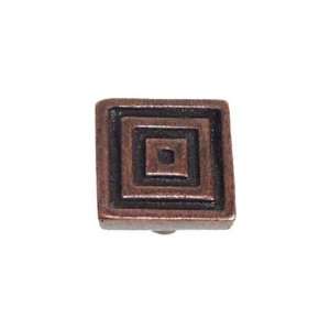   Small Square Knob Length 7/8 inch, Width 7/8 inch