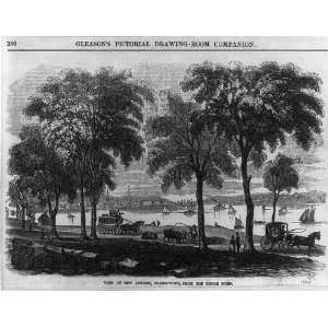   New London,Connecticut,CT,Shore Road,1854,Thames River
