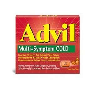  Advil Multi Symptom Cold Relief Caplets   10 ea Health 