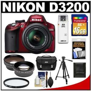  Nikon D3200 Digital SLR Camera & 18 55mm G VR DX AF S Zoom Lens 