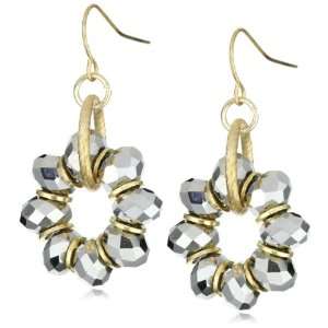  Leslie Danzis 1.5 Metallic Silver Drop Earrings Jewelry