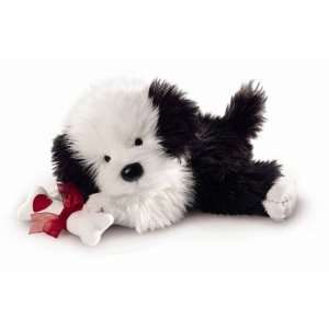   Plush Valentines Day Stuffed Animal Dog with Bone by Russ Berrie