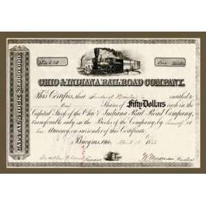  Exclusive By Buyenlarge Ohio and Indiana Railroad Company 