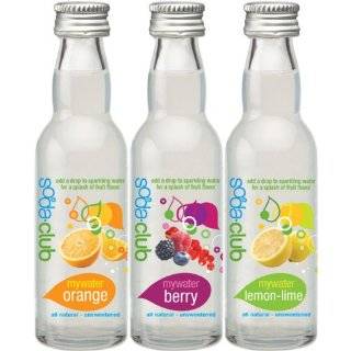 SodaStream Mywater Flavor Essence Three Pack