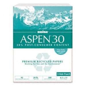  New Boise 054901P   ASPEN 30% Recycled Office Paper, 3 