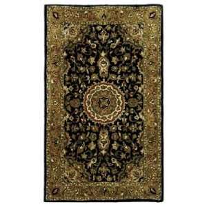  Safavieh Classic CL762C Black and Gold Traditional 8 x 8 