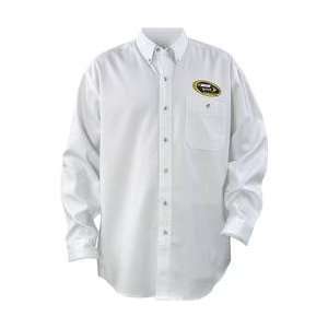 NASCAR Sprint Cup Series Long Sleeve Dobby Twill Shirt   Nascar White 