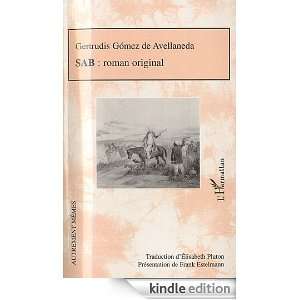 Sab  Roman original (Autrement mêmes) (French Edition) Gertrudis 
