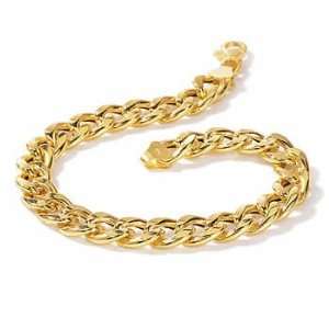  8 14k Yellow Gold Curb Link Bracelet Jewelry