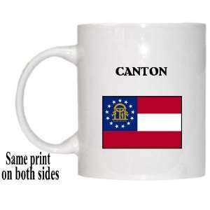  US State Flag   CANTON, Georgia (GA) Mug 