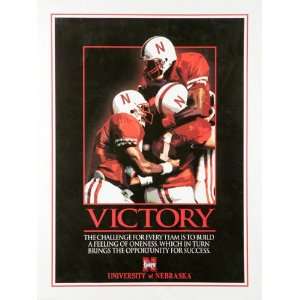 Nebraska Cornhuskers Victory Poster