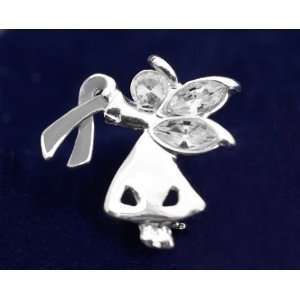  Gray Ribbon Pin Angel By My Side (Retail) 