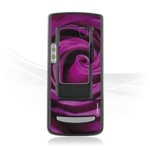  Design Skins for Sony Ericsson K750i   Purple Rose Design 