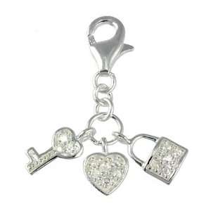  Charms Pendant with Lobster Clasp for Charms Bracelet, Necklace or