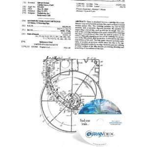  NEW Patent CD for MOTION PICTURE FILM CARTRIDGE 