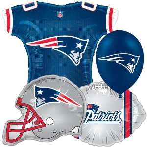  New England Patriots 17 Pack Balloon Party Set