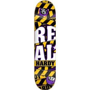  Real Hardy Warning Deck 8.12 Skateboard Decks Sports 