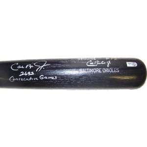  Cal Ripken Jr. Autographed Bat   Engraved Louisville 
