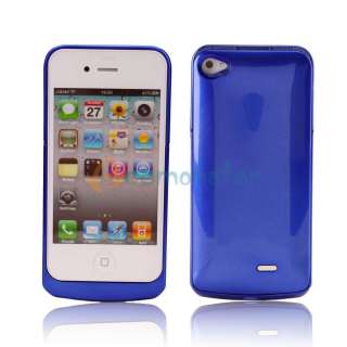 New Blue External Battery Charger Power Pack Case 1600mAh for Apple 