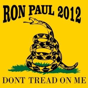 Ron Paul 2012 Dont Tread on ME Revolution Tea T Shirt  