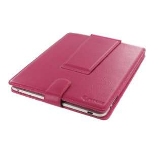  Magenta Genuine Leather Multi function Vertical Case for 