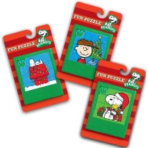    Charlie Brown Christmas Slide Puzzles Set of 3 Toys & Games