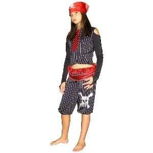  Gangsta Pirate Girl Child Halloween Costume Size 12 14 