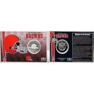   CLBSPCCK Cleveland Browns Team History Coin Card