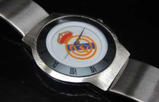 Ultra Slim Stainless Steel Watch / Real Madrid White  