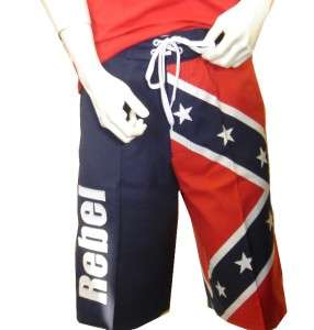 Rebel Confederate Flag Boardshort Board Shorts  
