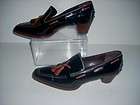 Womans TODS Black Patent Leather Tassel