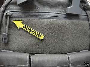 ill Gear RESCUE Velcro Patch For EMS/Backpacks/EDC/Jackets/Military 