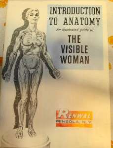   1960 Renwal VISIBLE WOMAN Model Assembly Kit Un Started Complete VF NM