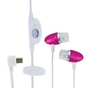  Mini USB Pink Bullet Headset for Motorola KRZR K1, K1m/ L2 