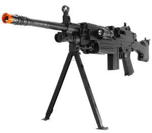 M249 MKII Saw Airsoft Spring Powered Rifle Machine Gun  
