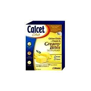  Calcet Calcium Creamy Bites   Lemon Cream (30 Count 