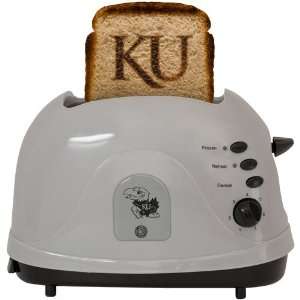   NCAA Kansas Jayhawks Silver Team Logo Pro Toaster