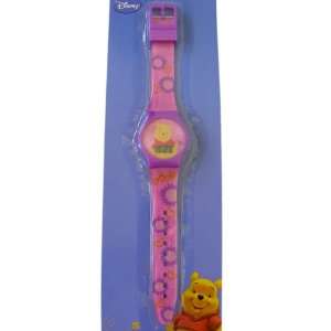   Pooh Watch   Flowers and Sunshine Pooh LCD Digital Watch Toys & Games