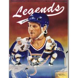  Brett Hull Hockey Legends Magazine Toys & Games