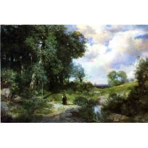  oil paintings   Thomas Moran   24 x 16 inches   Young Girl in a Long 