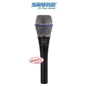  SHURE SUPERCARDIOD MICROPHONE BETA87A Musical Instruments