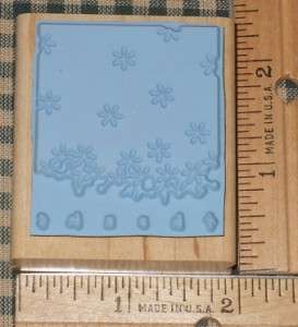 THANKS FALLING DAISY FLOWERS ~ STAMPIN UP rubber stamp 215  