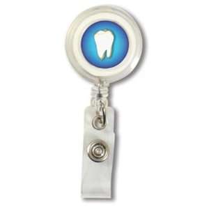 Tooth Shaped Badge Holder w/ card Reel Case Pack 36 