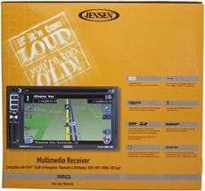 Jensen VM9424 6.2 In Dash Double Din Monitor,Navigation System, DVD 