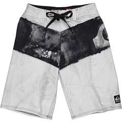   kids boardshort four way stretch diamond dobby features an embossed